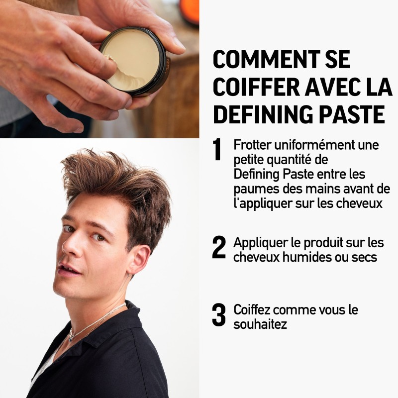 Cire Coiffante American Crew Defining Paste - Tenue Forte Pour Cheveux Fins - Neuf Scellé