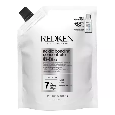 Acidic Bonding Concentrate Recharge Shampoing sans sulfate pour cheveux abimés 500ml