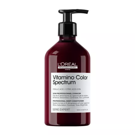 Série Expert Vitamino Color Spectrum Soin protecteur pour cheveux colorés 500ml