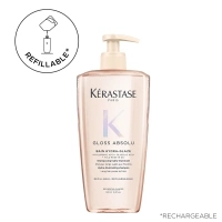 Gloss Absolu Bain rechargeable hydra-illuminant pour cheveux longs sujets aux frisottis 500ml