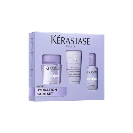 Blond Absolu Coffret découverte routine shampoing, soin et huile pour cheveux blonds