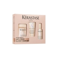 Gloss Absolu Coffret routine bain, fondant et spray pour cheveux longs sujets aux frisottis