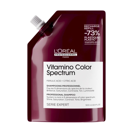 Série Expert Vitamino Color Spectrum - Recharge Shampoing 500ml Série Expert Vitamino Color Spectrum - Recharge Shampoing 500ml