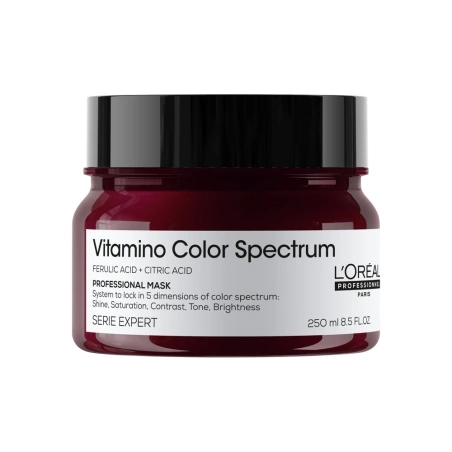 Série Expert Vitamino Color Spectrum Masque Fixateur du Spectre Coloriel 250ml Série Expert Vitamino Color Spectrum Masque Fixateur du Spectre Coloriel 250ml