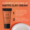 Matte Clay Cream - Coiffant-Soin Hybride - 150ml