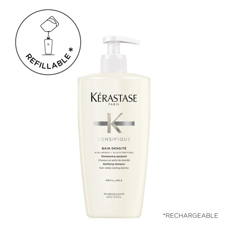 Densifique Shampoing repulpant rechargeable pour tous types de cheveux en perte de densité 500 ml - Déstockage