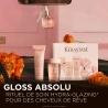 Gloss Absolu Coffret routine shampoing, soin et huile pour cheveux longs sujets aux frisottis