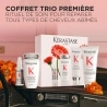 Première Coffret trio traitement pré-shampoing, shampoing et soin pour cheveux abîmés