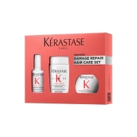 Première Coffret trio traitement pré-shampoing, shampoing et masque pour cheveux abîmés - Déstockage