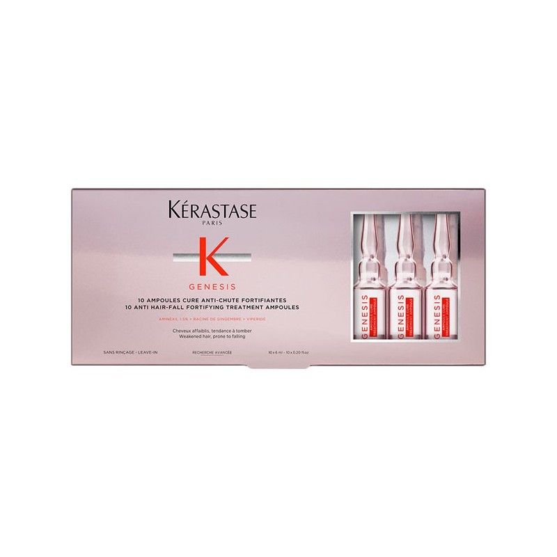 Ampoules AntiChute Fortifiantes 10 x 6 ml Genesis Kerastase Peyrouse Hair Shop