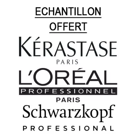 2 échantillons + 1 mini produit : (Kérastase, Schwarzkopf, L'Oréal Professionnel)