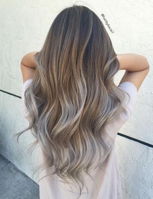 ombré hair gris