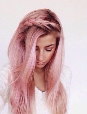 rose gold cheveux