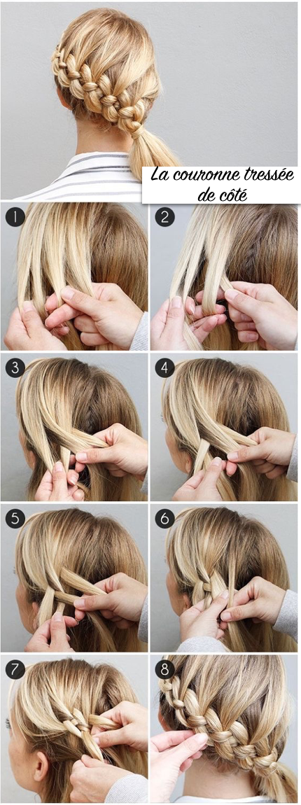 tuto coiffure facile à réaliser 