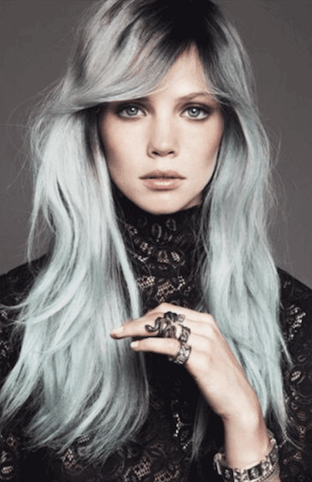 Cheveux Blond Gris
