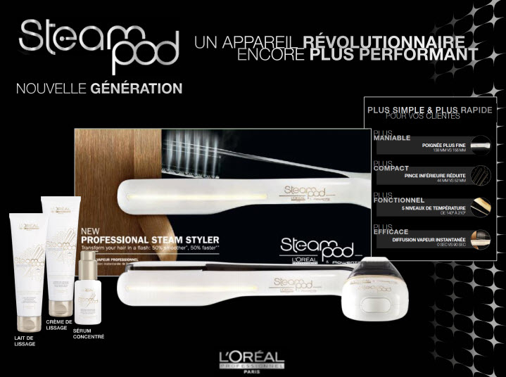 steampod blanc