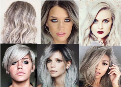 16 tendances de cheveux blond gris
